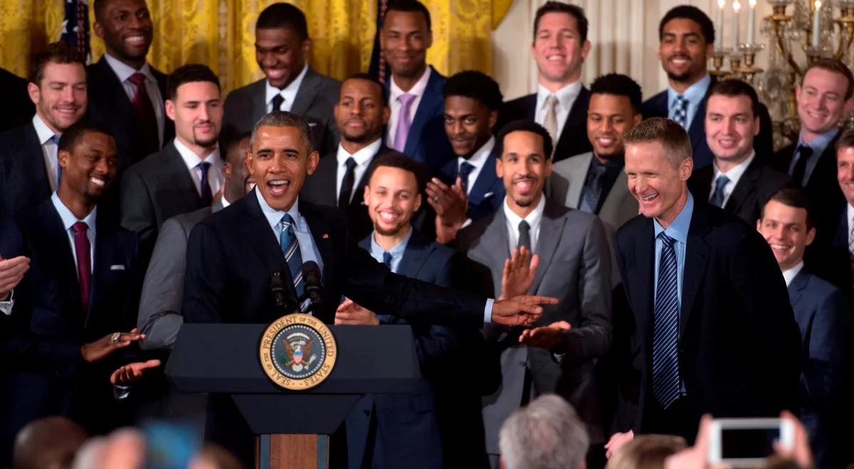 Stephen Curry i spółka u Baracka Obamy. "Wznoszą koszykówkę na inny poziom"
