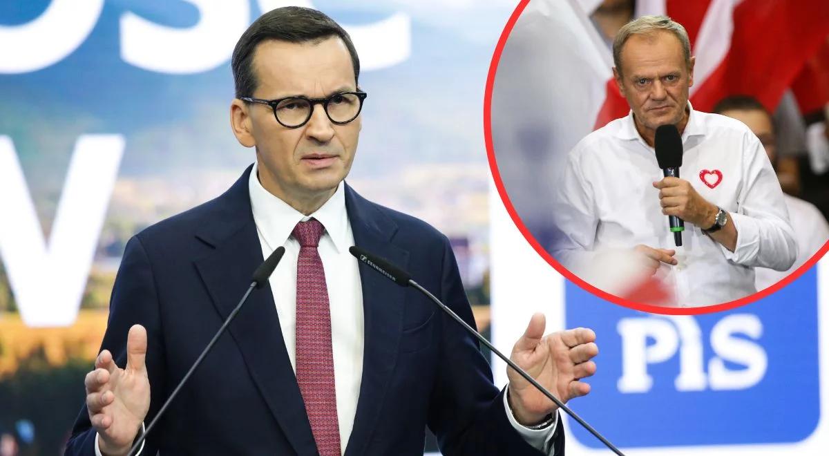 Morawiecki o Tusku: to człowiek wyprany z ideałów, chce tylko władzy dla władzy