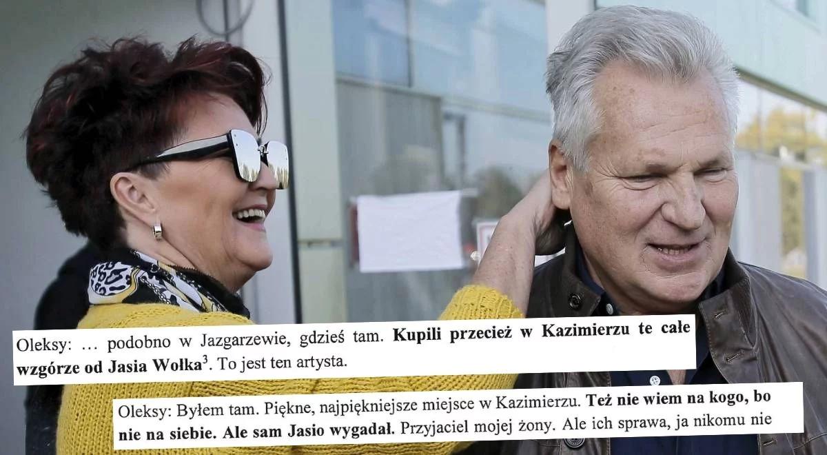 "Kupili w Kazimierzu całe wzgórze. Jasio się wygadał". Fragmenty rozmów z materiałów CBA