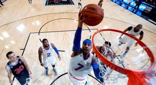 Mecz gwiazd NBA - 321 punktów, rekord godny mistrzów 