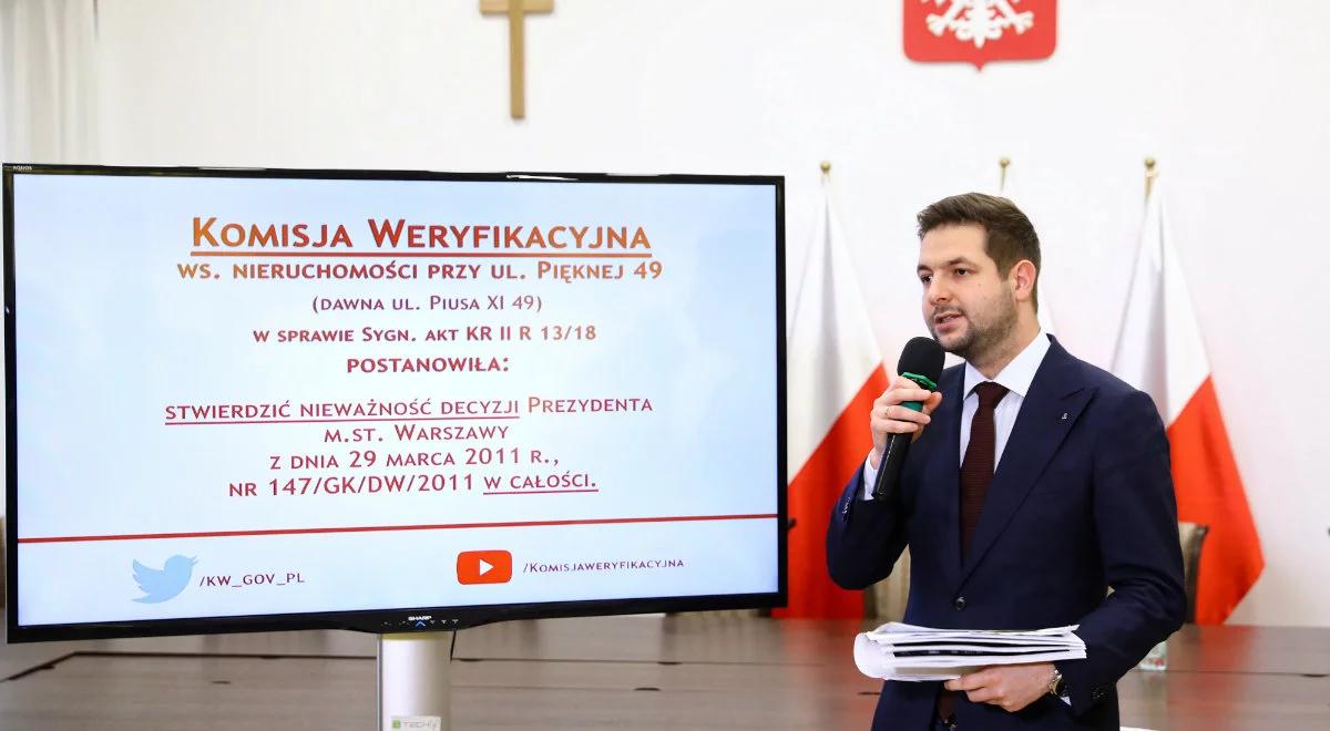 Komisja weryfikacyjna unieważniła decyzje reprywatyzacyjne w sprawie Pięknej 49 i Mokotowskiej 40