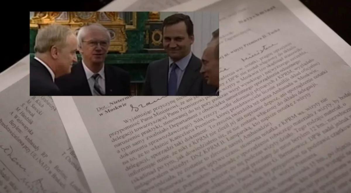 Drugi odcinek "Resetu". Autorzy pokazali szokujące dokumenty i ujawnili notatkę ze spotkania Tusk - Putin