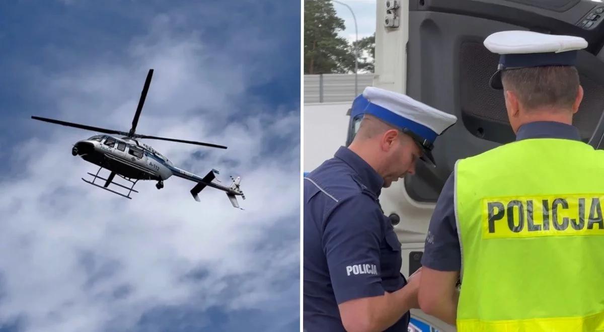 Helikopter grupy "Speed" nad A2. Posypały się mandaty