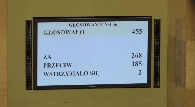 Kłopotek się wyłamał. Zobacz, kto głosował za "67"