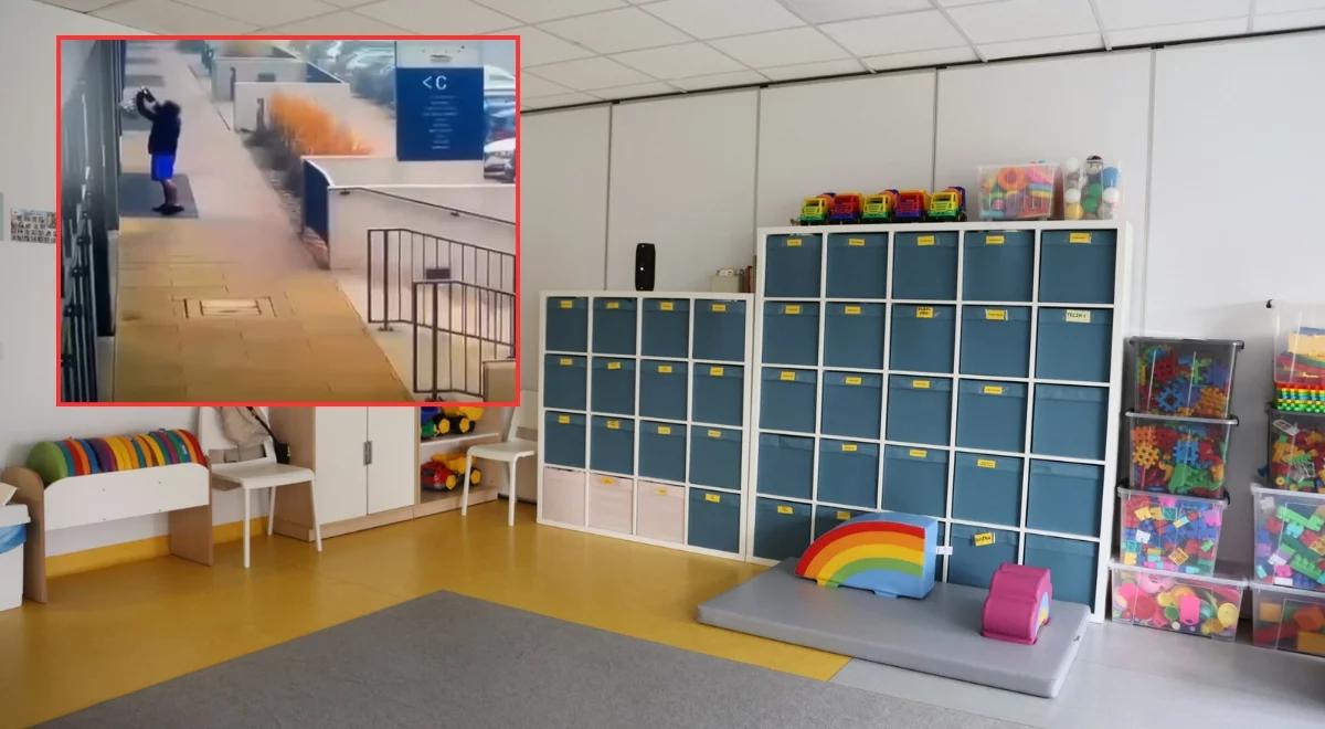 Atak na żłobek we Wrocławiu. Napastnik spryskał okno groźną substancją