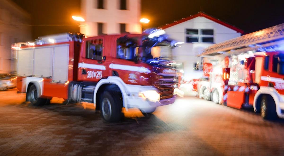 Pożar domu na Opolszczyźnie. Dwie osoby nie żyją, trzy są poszkodowane