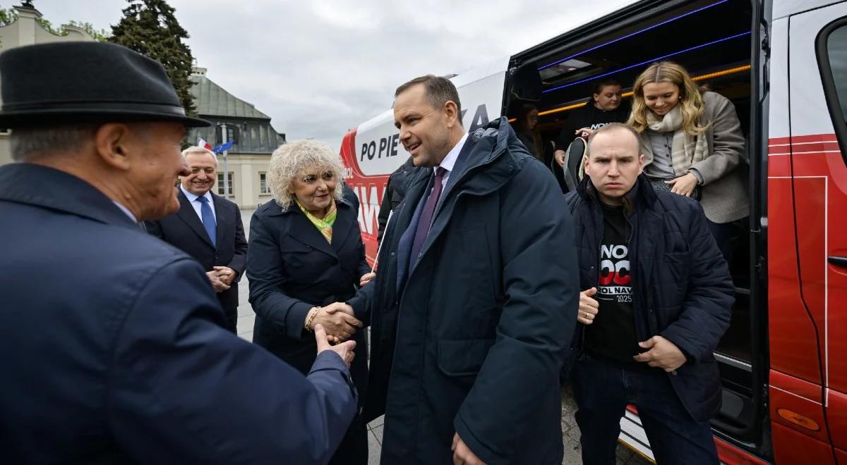 "Karol Nawrocki zaprzecza wszystkiemu, co jest w nazwie partii PiS"