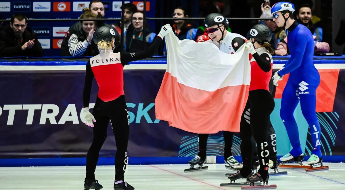 ME w short tracku: dwa medale polskich sztafet. Udany koniec imprezy w Gdańsku 