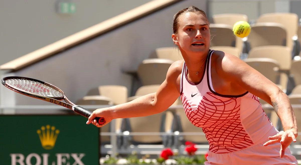 Roland Garros: Sabalenka z życiowym wynikiem. Gładka wygrana Białorusinki 
