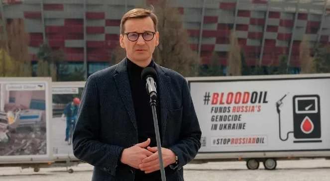 Akcja "Stop Russia now!". Morawiecki: nasi partnerzy z Zachodu zbyt szybko chcieliby wrócić w koleiny normalności