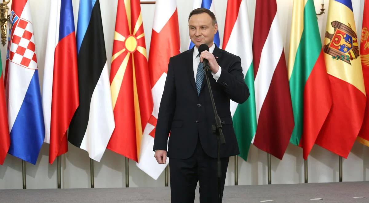 Prezydent: chcę, by integracja z UE i NATO obejmowała więcej państw