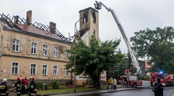 Pożar kościoła w Oławie. "Doszło do zaprószenia ognia"