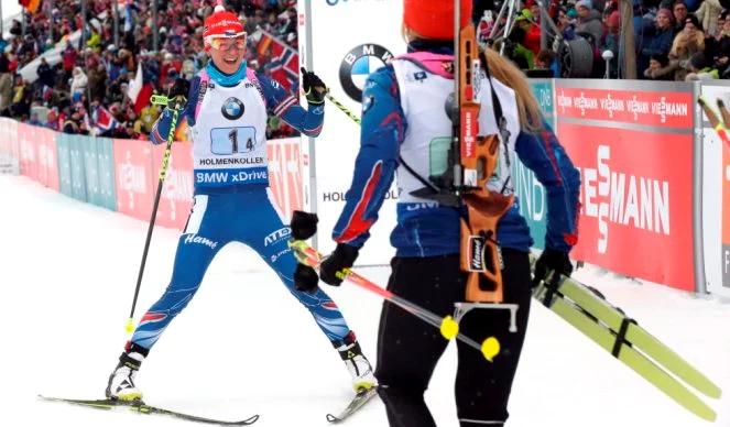 PŚ w biathlonie: Czeszki najlepsze w sztafecie, słaby występ Polek