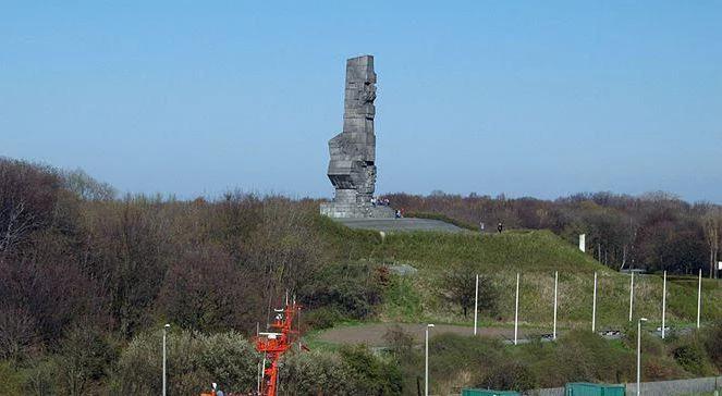 Donald Tusk i Jarosław Kaczyński na Westerplatte