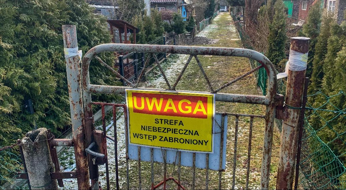 Zakaz przebywania na terenach zagrożonych zapadliskami. Jest decyzja wojewody