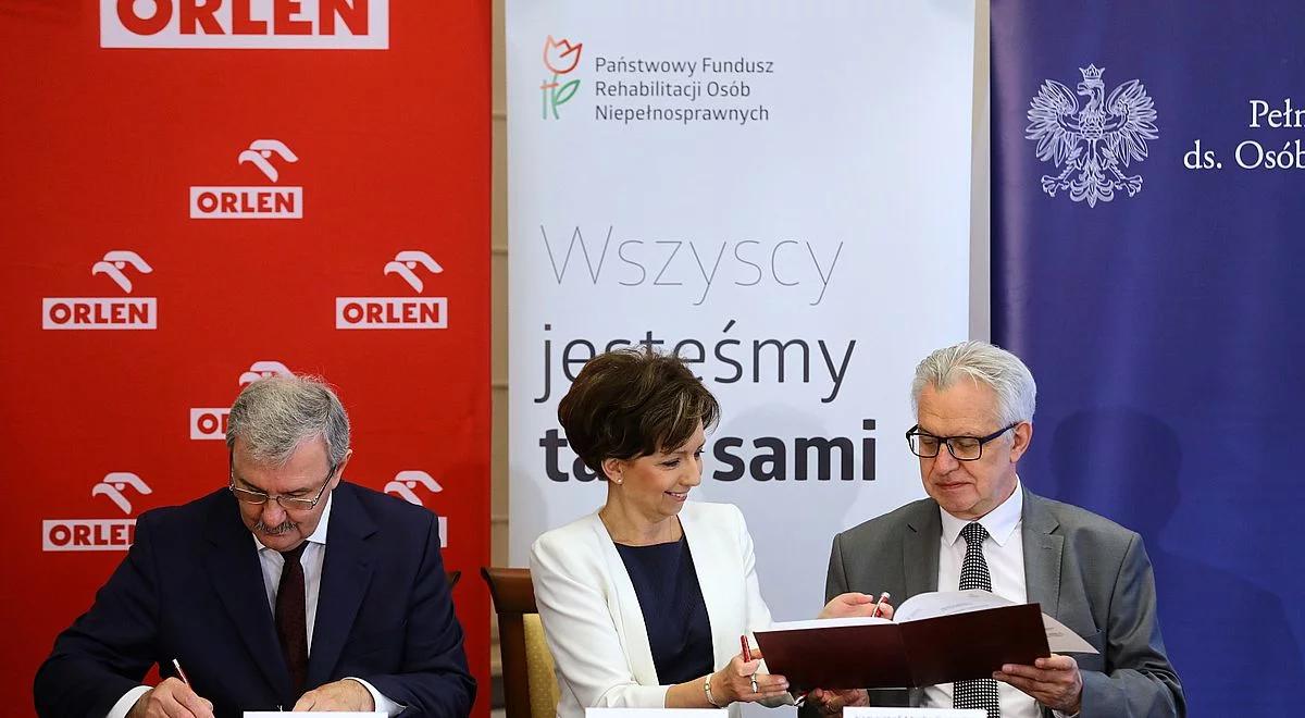 PFRON-Orlen: deklaracja o współpracy na rzecz zatrudnienia osób niepełnosprawnych podpisana