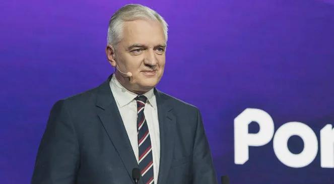 "Histeria i bezsilność". Gowin komentuje słowa Putina o Polsce