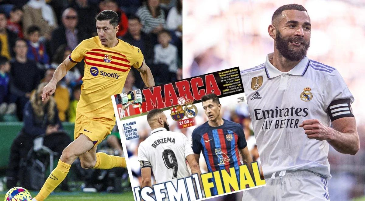 Puchar Króla: FC Barcelona - Real Madryt. Lewandowski vs Benzema. Strzelecki pojedynek w El Clasico 