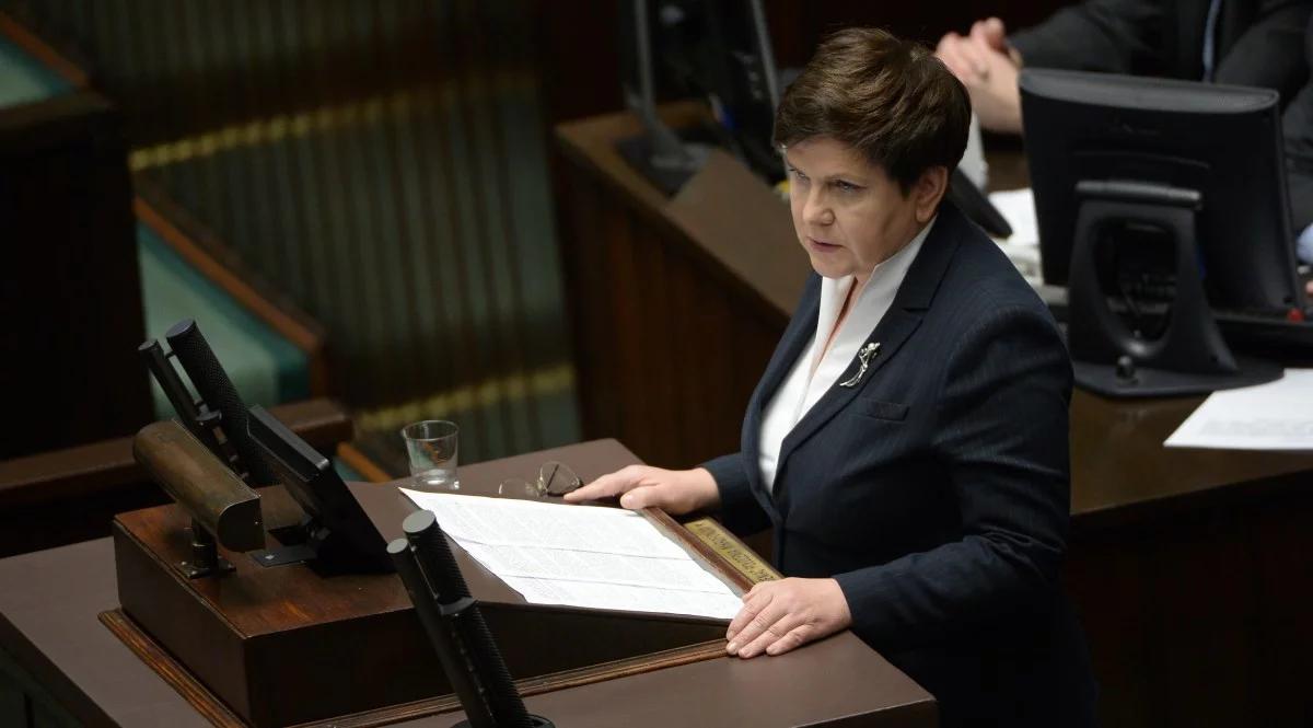 Beata Szydło: ministrom rządu PiS należały się nagrody za ciężką, uczciwą pracę