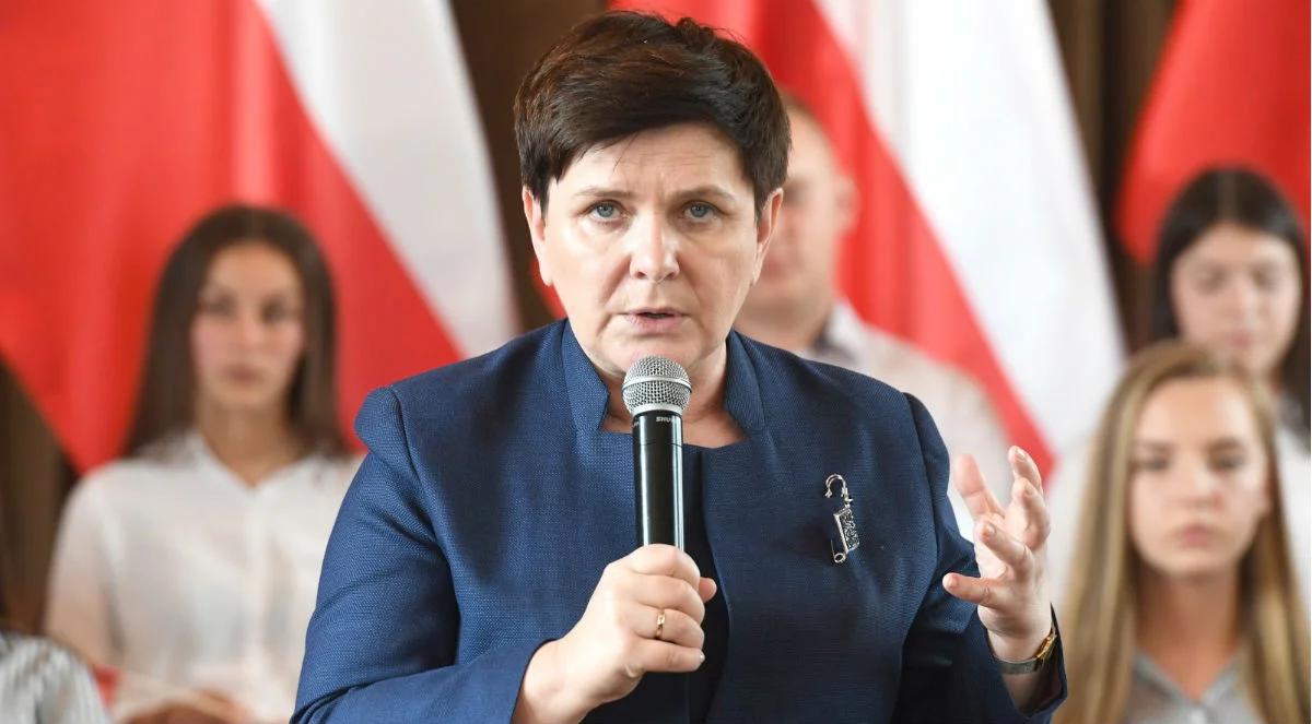 Beata Szydło: nie wykluczam możliwości startu w wyborach do Parlamentu Europejskiego
