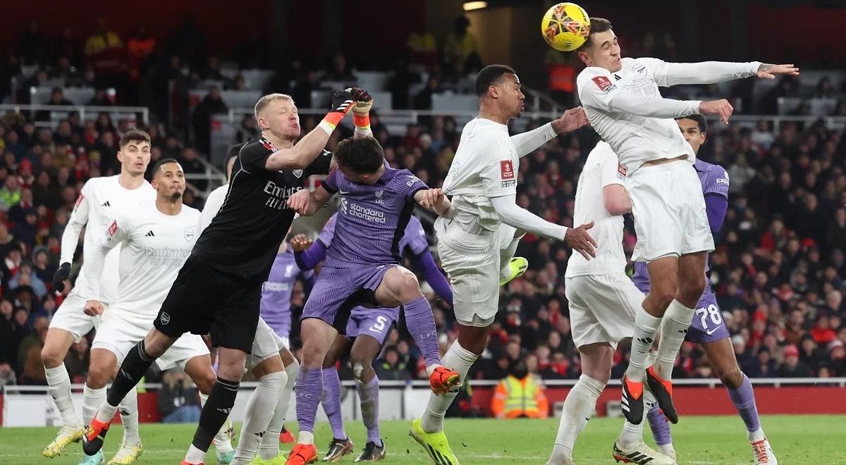 Puchar Anglii: Liverpool lepszy od Arsenalu w hicie. Gol samobójczy Jakuba Kiwiora [WIDEO]