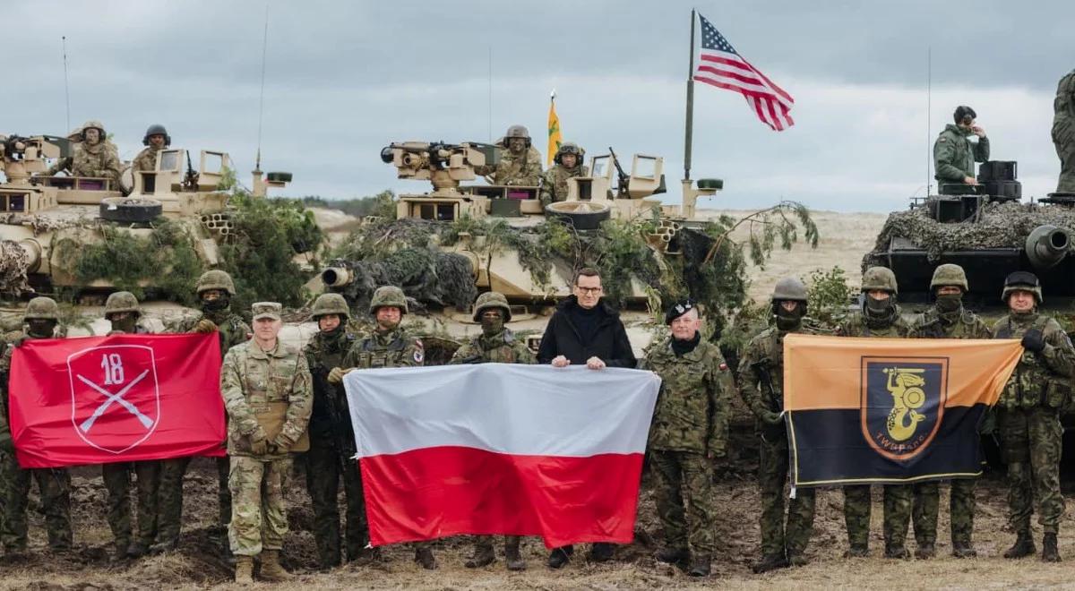 Wielkie wojskowe wsparcie USA dla Polski. Premier: jesteśmy zjednoczeni jak nigdy dotąd