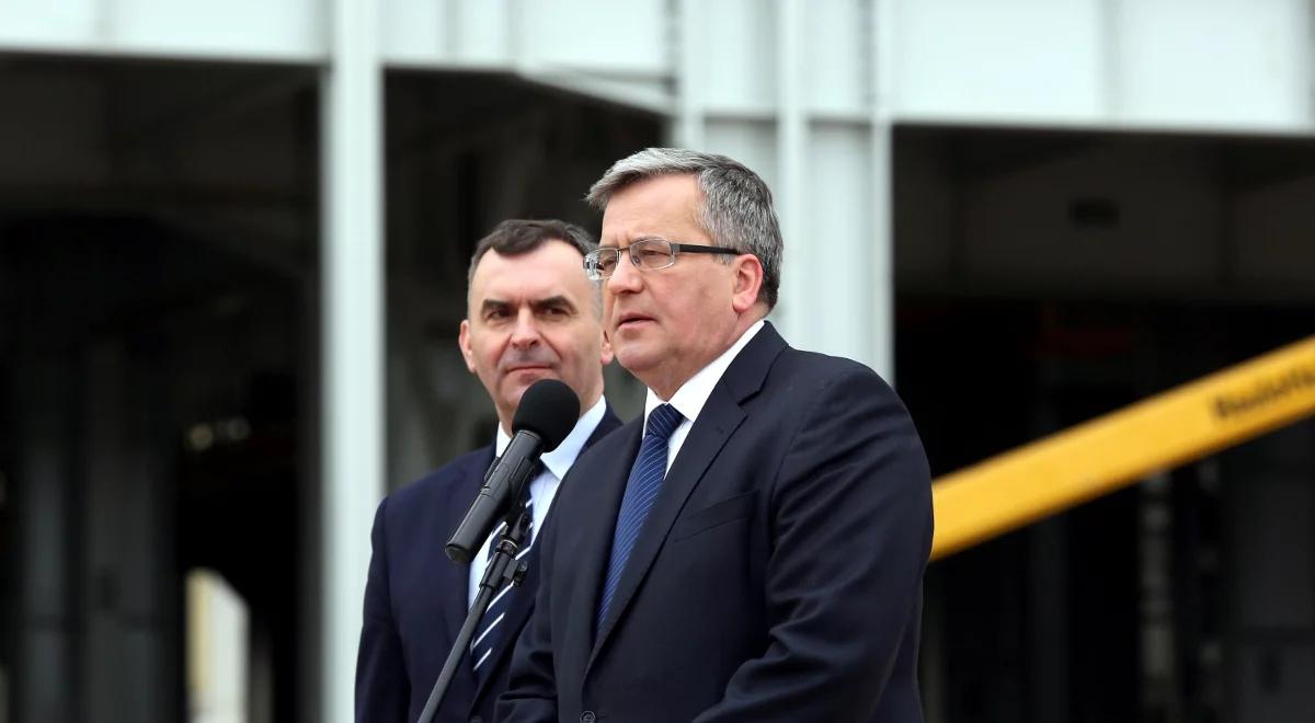 Prezydent B. Komorowski w Elektrowni Kozienice