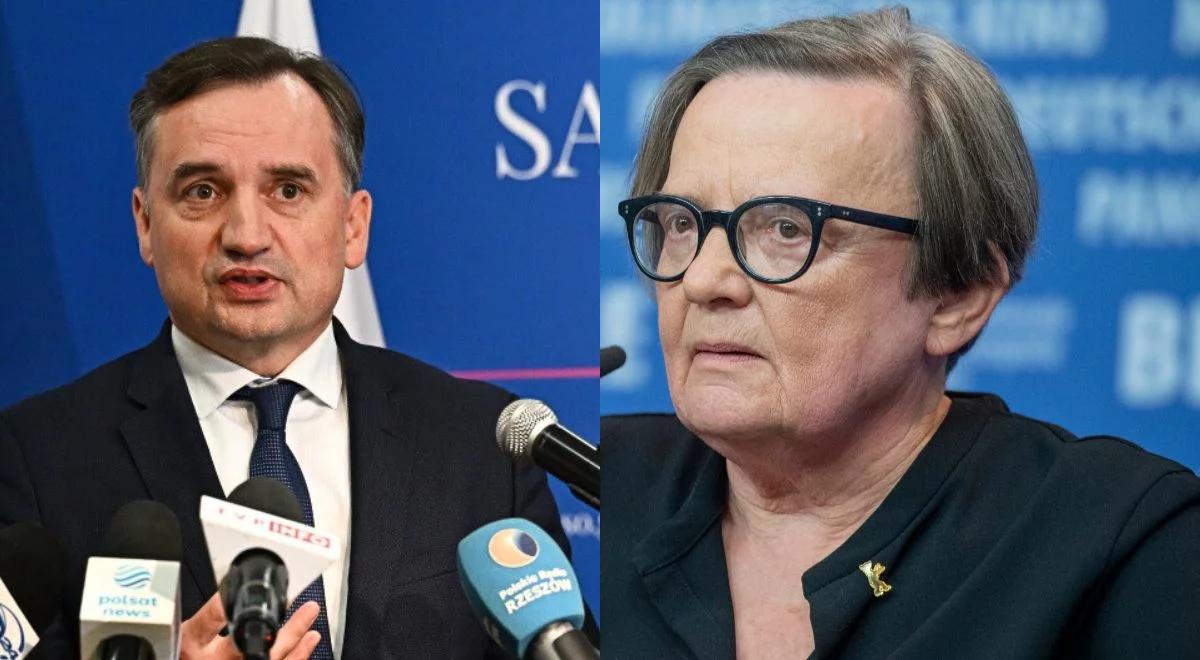 "Zrobiła wielką krzywdę obrazowi Polski i Polaków". Minister sprawiedliwości o Holland i jej filmie