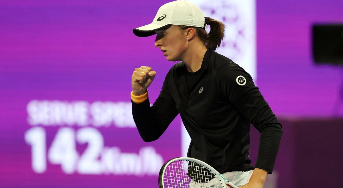 WTA Doha: Iga Świątek - Weronika Kudiermietowa. Liderka rankingu zagrała jak z nut, Rosjanka bez szans