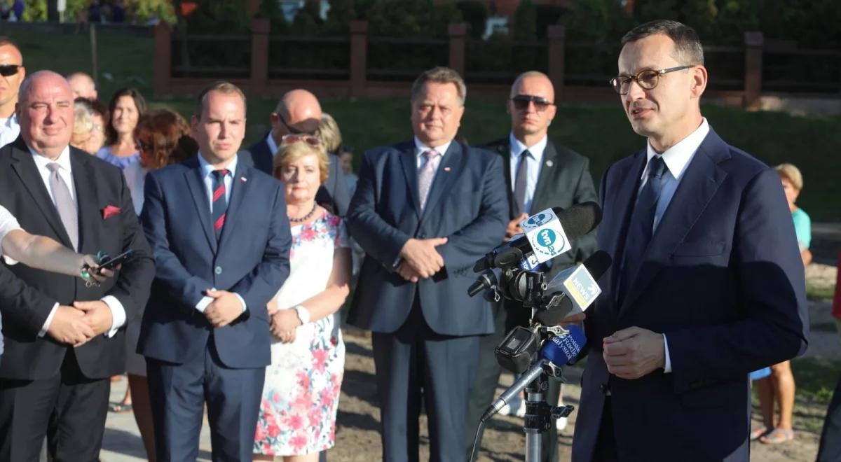 Mateusz Morawiecki w Grajewie: gratuluję pomysłu na rewitalizację parku
