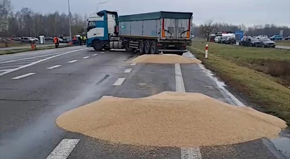 Protest ws. ukraińskiego zboża. Coraz ostrzejsze reakcje Kijowa