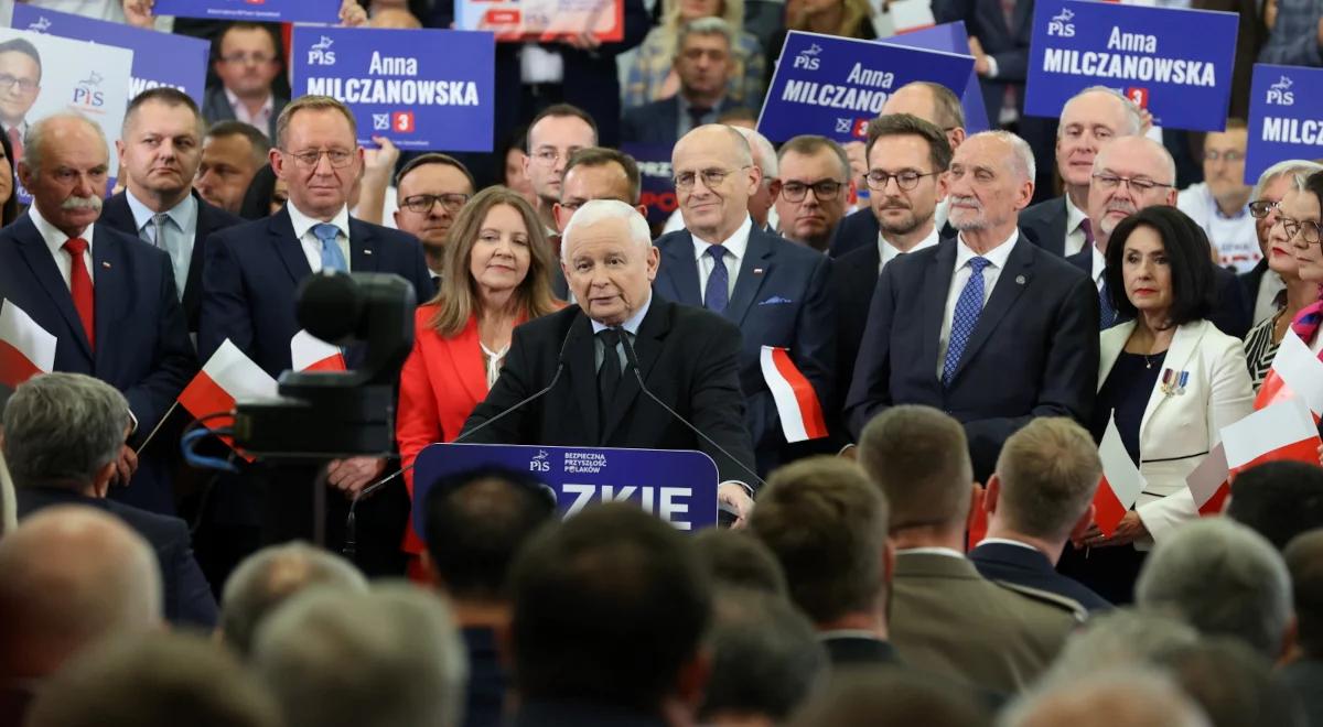 Prezes PiS na konwencji w Łodzi: pakt migracyjny to zachęta do przemysłu handlu ludźmi