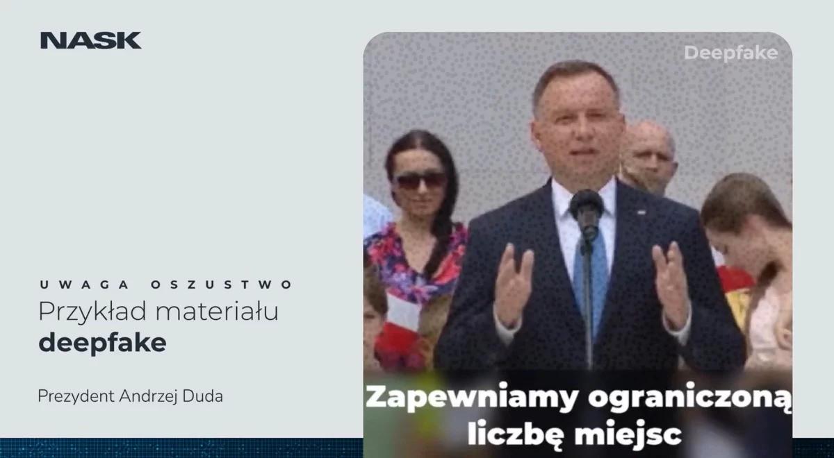 Prezydent zachęca do "wyjątkowo korzystnych inwestycji"? NASK ostrzega: to deepfake