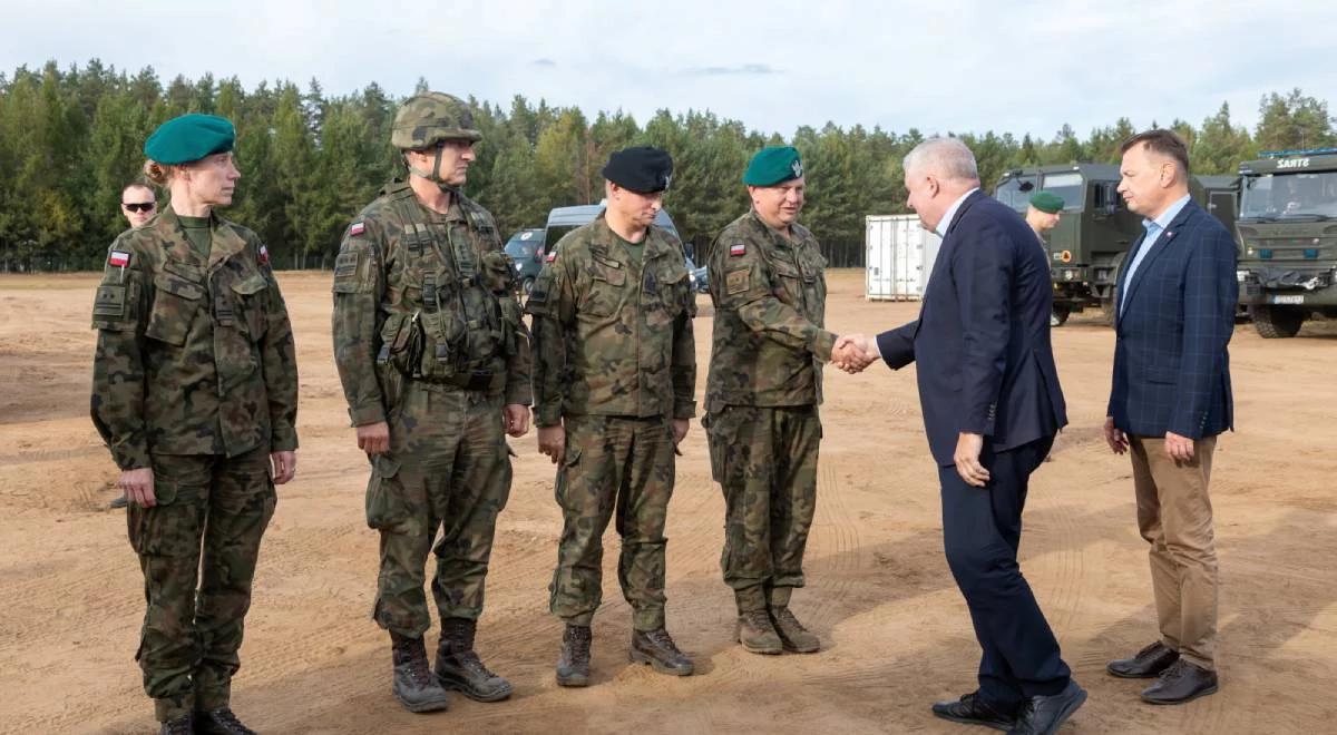 Minister Błaszczak: współpraca wojskowa z Litwą jest ścisła, razem jesteśmy silniejsi