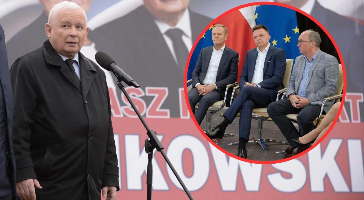 Jarosław Kaczyński: głos oddany na opozycję to głos na Tuska