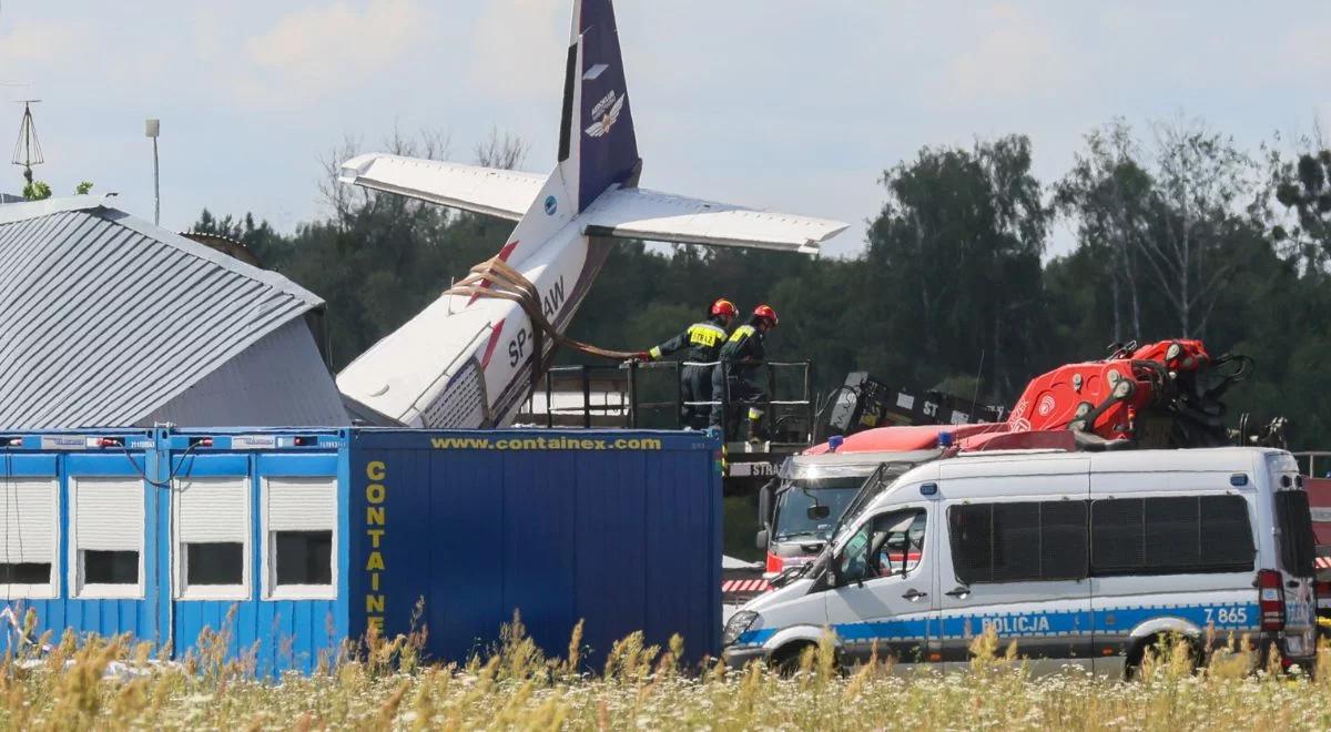 Katastrofa samolotu cessna w Chrcynnie. Jest wstępny raport Państwowej Komisji Badania Wypadków Lotniczych