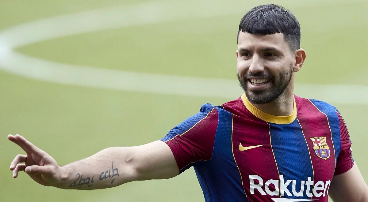 La Liga: Sergio Aguero kontuzjowany. Argentyńczyk długo poczeka na debiut w Barcelonie