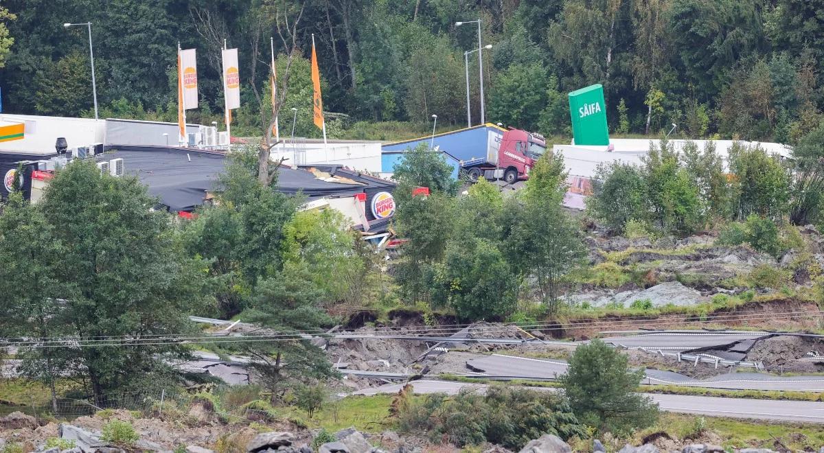 Szwecja: na autostradzie osunęła się ziemia. Trwa akcja ratownicza