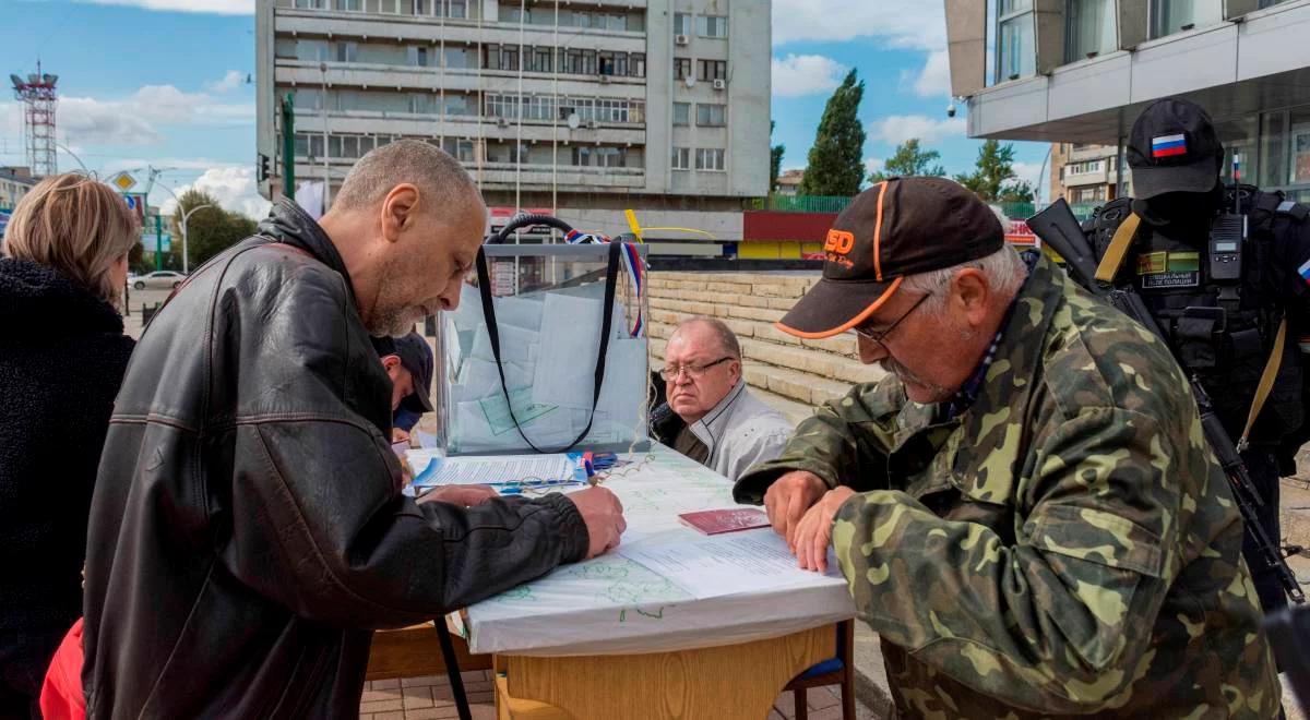 Rosja organizuje wybory na okupowanej Ukrainie. Zapowiada głosowania nawet na terenach, których nie kontroluje