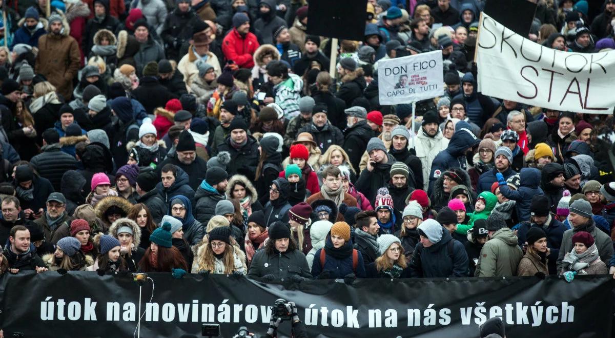 Słowacja: protesty po zabójstwie dziennikarza śledczego Jana Kuciaka