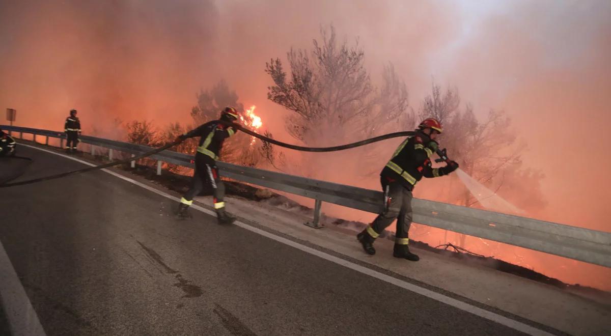 Chorwacja znów płonie. Kraj walczy z pożarami i ewakuuje turystów