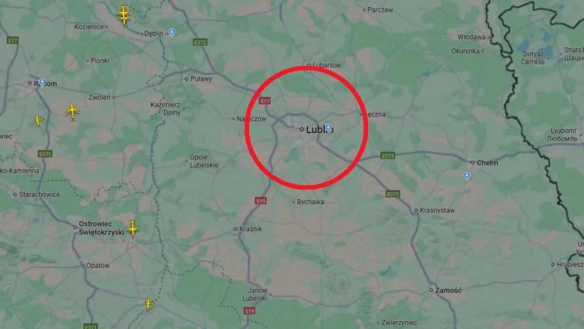 Zamknięto lotnisko w Lublinie. W powietrzu myśliwce
