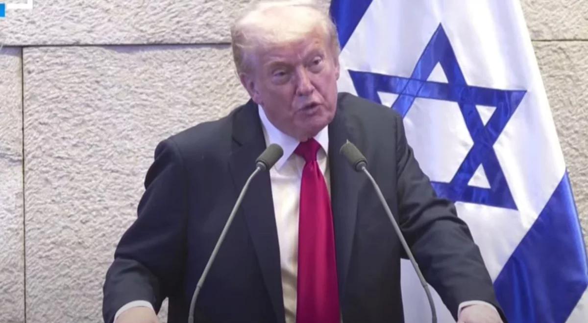 Trump w Knesecie: ten dzień będzie zapamiętany jako moment wielkiej zmiany na lepsze