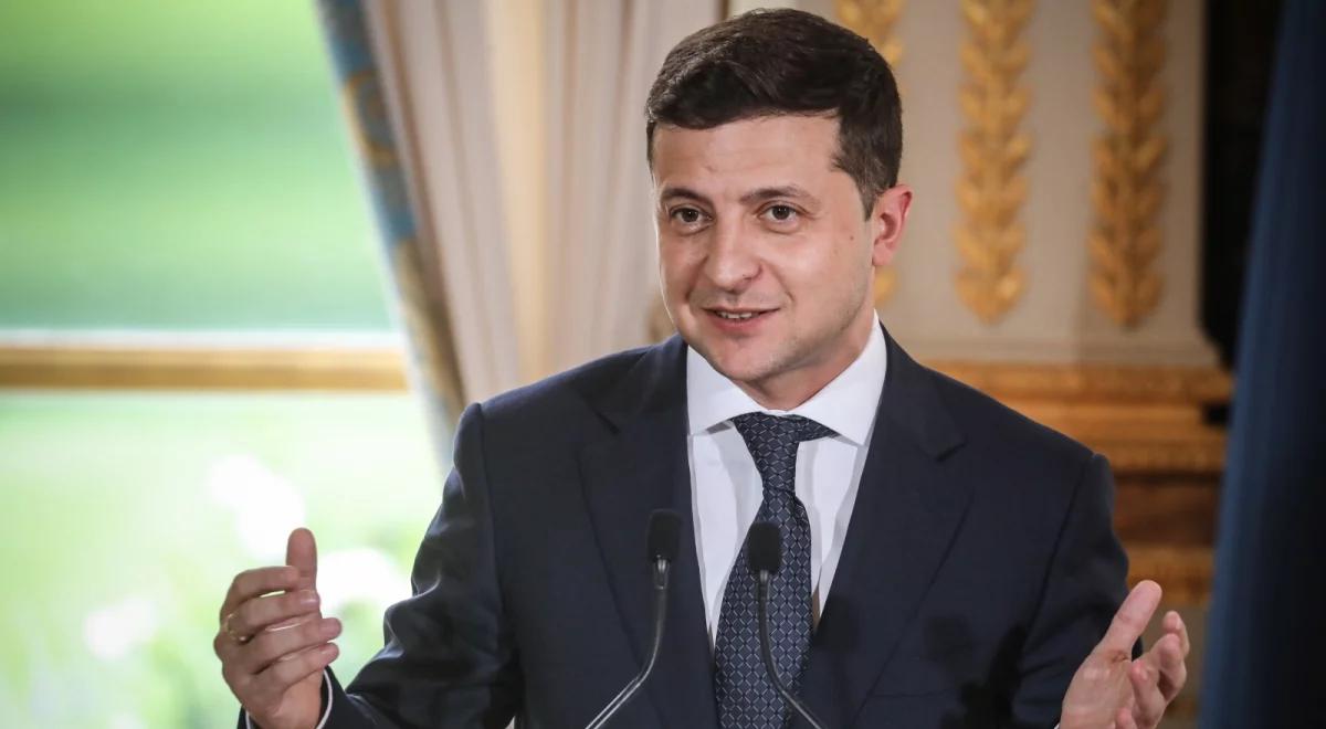 Wołodymyr Zełenski: wycofanie się separatystów ze Stanicy Ługańskiej może być pierwszym krokiem do pokoju w Donbasie