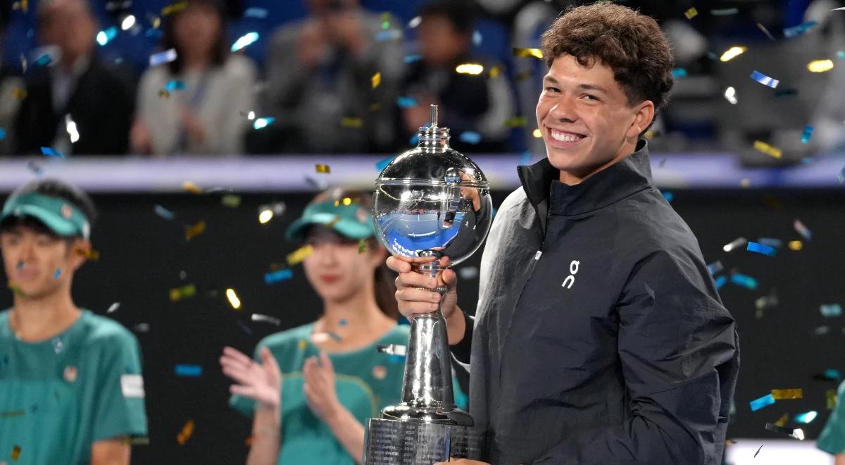 ATP Tokio: Ben Shelton lepszy w finale. Pierwszy wielki sukces w karierze Amerykanina