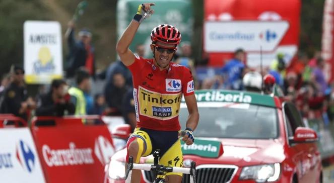 Vuelta a Espana: kolarze pobili się na trasie, a Contador wygrał 16. etap 