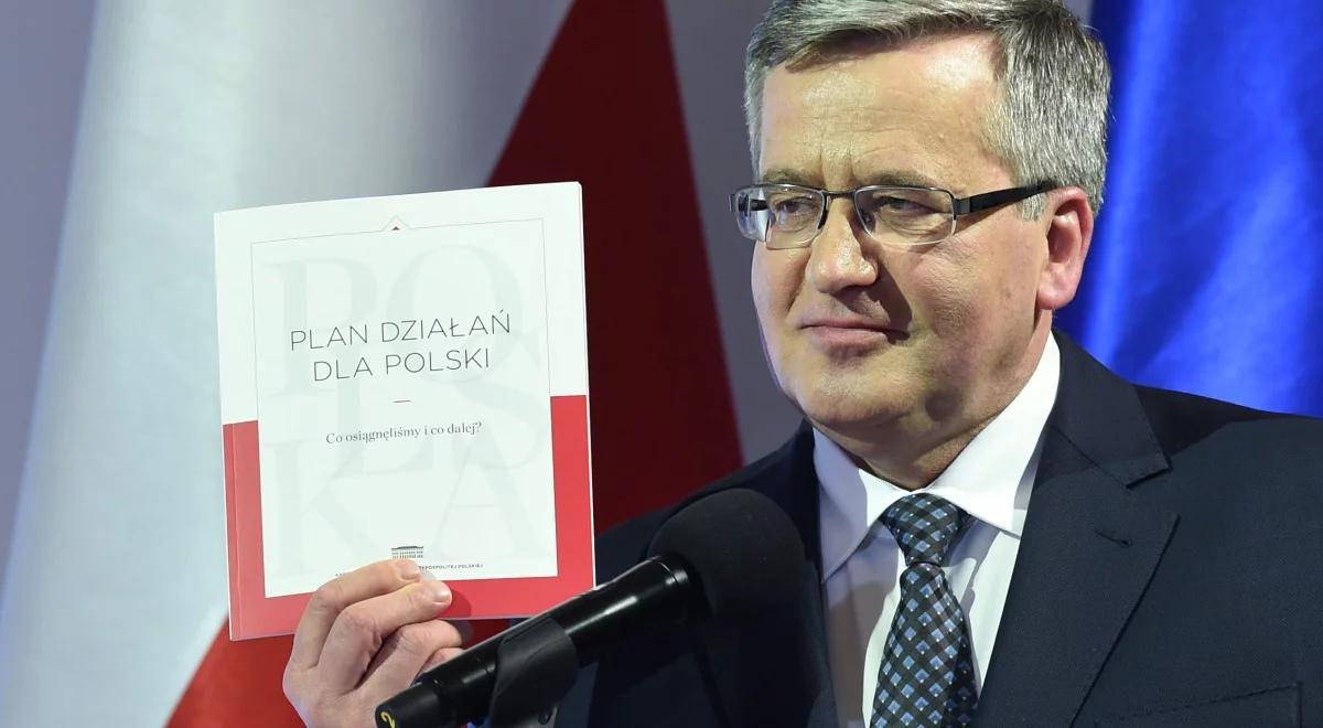 Bronisław Komorowski podsumował swoją kadencję: jestem prezydentem wszystkich Polaków