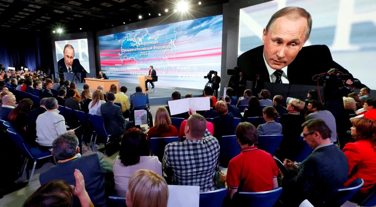 Putin pogroził palcem Turcji i Ukrainie. Przyznał, że ma rakiety średniego zasięgu i że "zielone ludziki" są w Donbasie