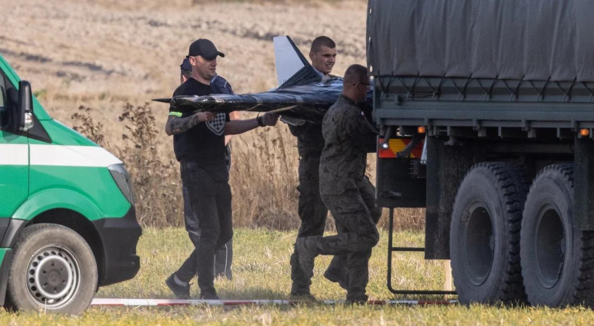 Jeden z rosyjskich dronów spadł obok Elbląga. Maszyna wleciała najdalej w głąb Polski