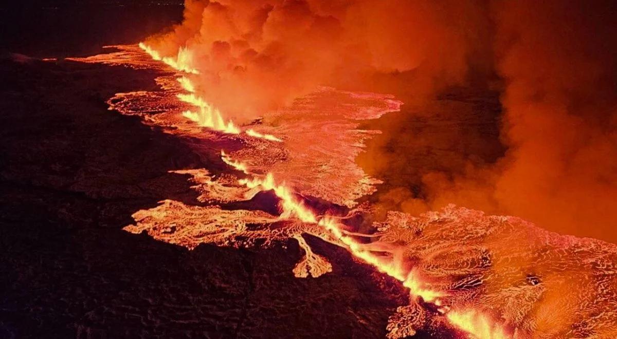 Erupcja wulkanu w Islandii. Wcześniej tygodniami trzęsła się ziemia